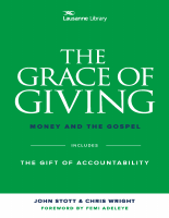 The Grace of Giving Money and the Gospel - John R W Stott.pdf